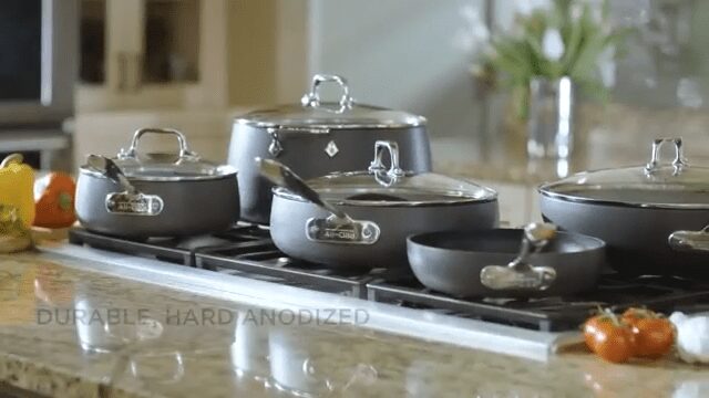 All-Clad HA1 Hard Anodized Nonstick Cookware Set