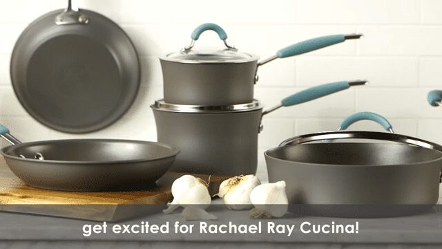 Rachael Ray Cucina Nonstick Cookware Pots and Pans Set
