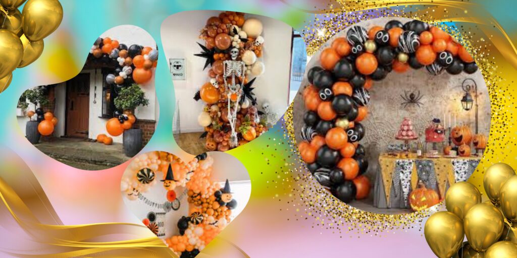 Halloween Balloon Centerpieces