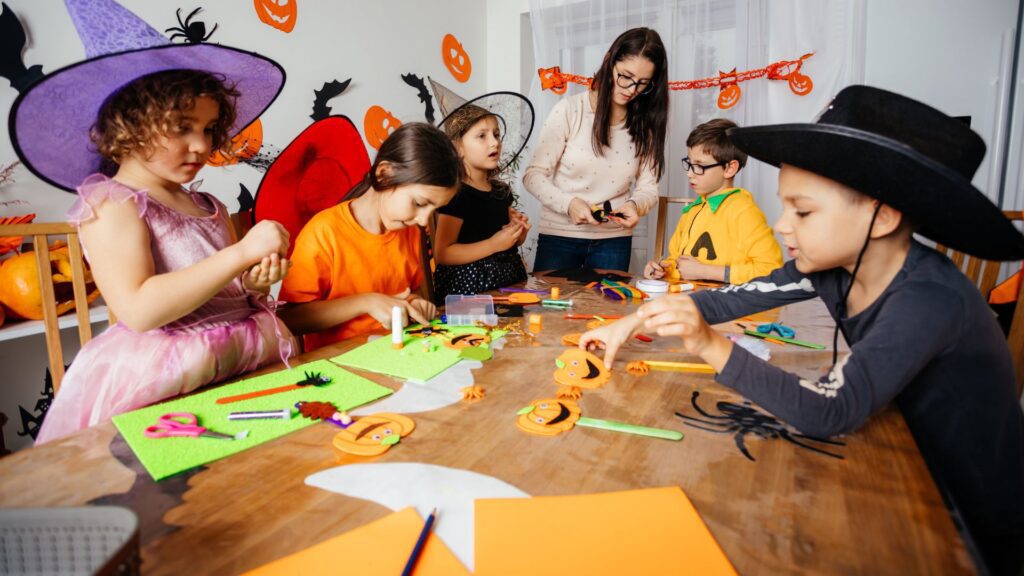 Halloween Balloon Centerpieces