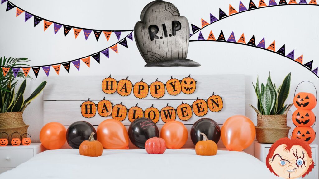 Halloween Balloon Centerpieces