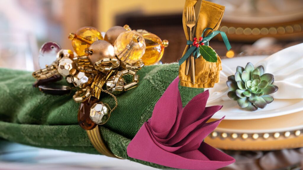 Napkins and Napkin Rings Best Practices