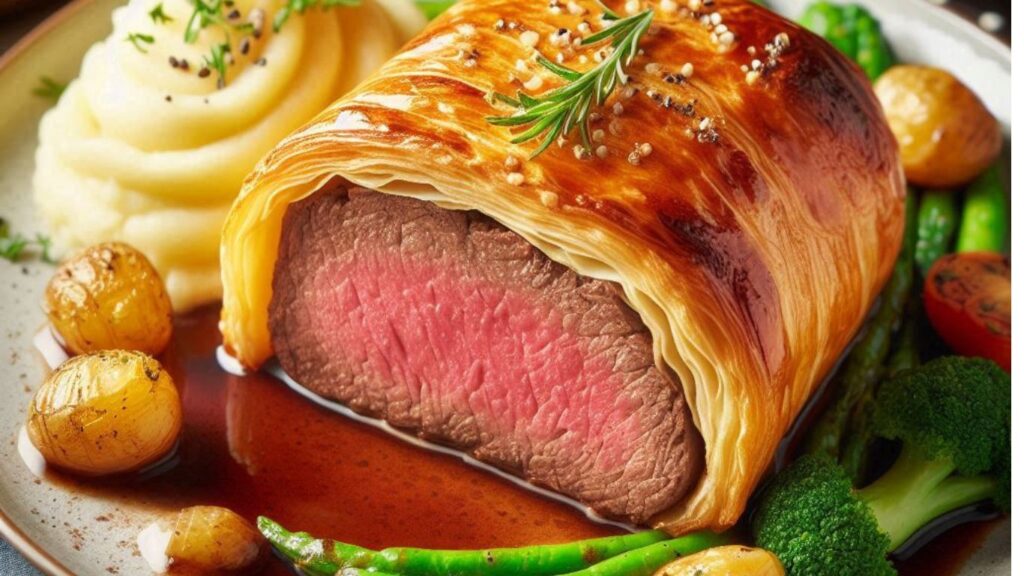 Beef Wellington showcasing the perfect cooking method for beef tenderloin.