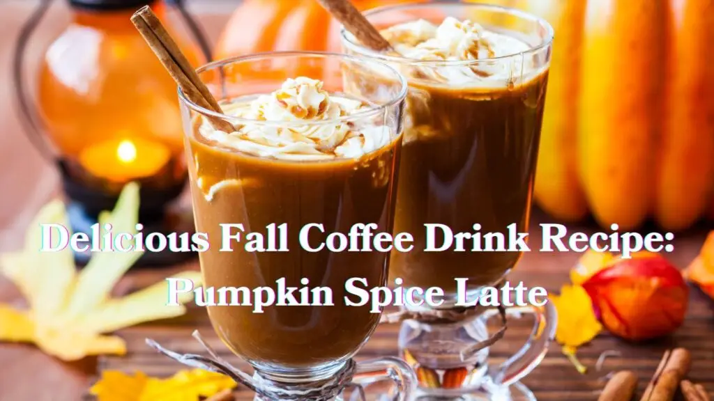 A cozy cup of homemade Pumpkin Spice Latte topped with whipped cream and a sprinkle of cinnamon, perfect for fall.