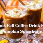 A cozy cup of homemade Pumpkin Spice Latte topped with whipped cream and a sprinkle of cinnamon, perfect for fall.