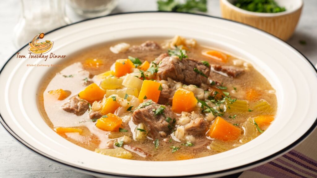 Beef and Barley Soup - A hearty and comforting slow cooker recipe