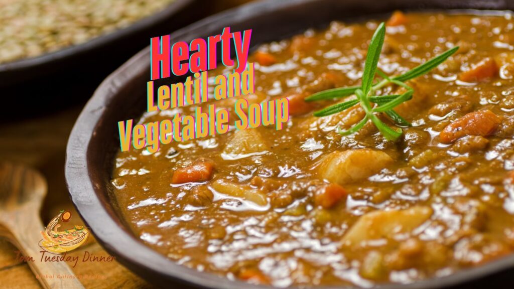 Hearty Lentil and Vegetable Soup - A nutritious and filling slow cooker recipe