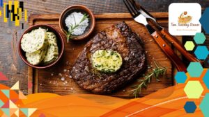 Juicy grilled ribeye steak with herb butter, fresh herbs, and grill marks | Ultimate steak grilling guide