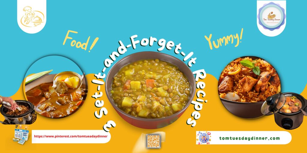A logo for Tom Tuesday Dinner featuring a bowl of noodles with a boiled egg and vegetables, alongside the text "Tom Tuesday Dinner" and "Global Culinary Recipes."