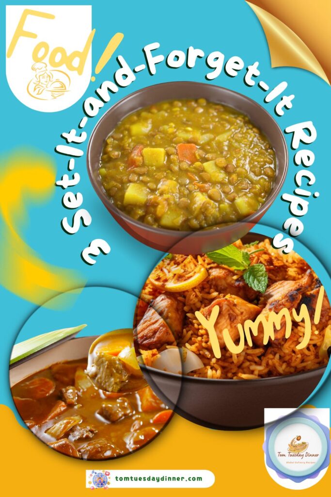A logo for Tom Tuesday Dinner featuring a bowl of noodles with a boiled egg and vegetables, alongside the text "Tom Tuesday Dinner" and "Global Culinary Recipes."